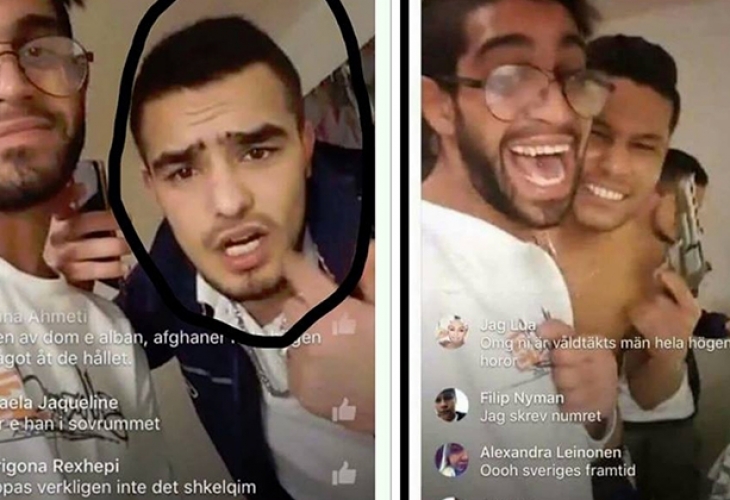 Очевидка: Трима Мигранти изнасилиха шведка на живо по фейсбук! Има над 200 свидетели!